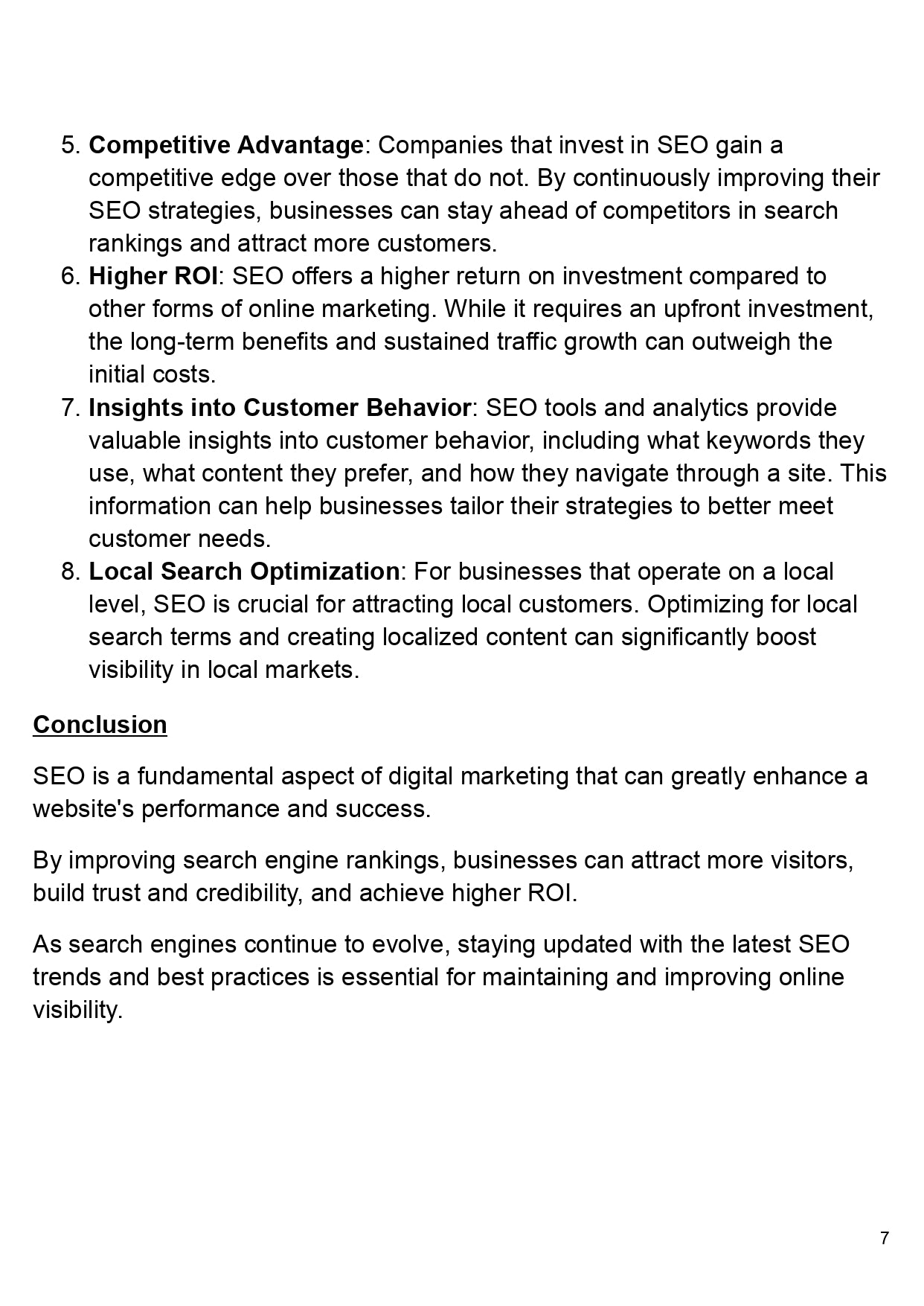 SEO Specialist